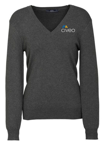 Ladies V-Neck Pullover